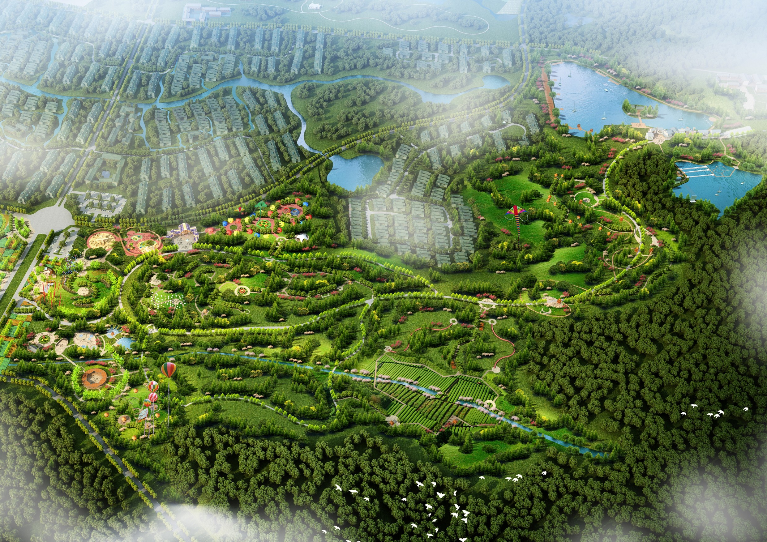 江苏扬州白羊山旅游度假社区旅游板块总体策划及概念性规划设计